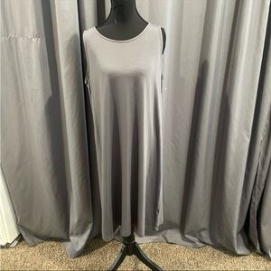 Eileen Fisher sleeveless midi dress size medium